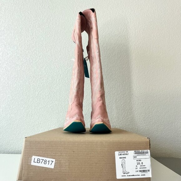 Pink Over the Knee Boots - Picture 10 of 11